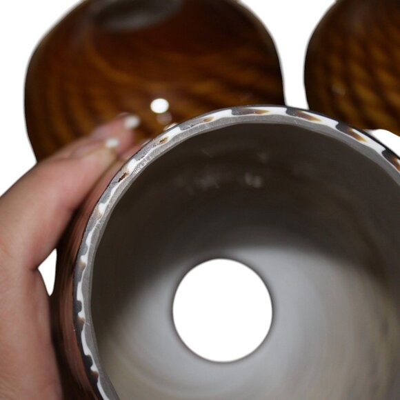 Catalina Lighting Pendant Track Ceiling Amber Art Glass Globes Set of 3 - Picture 8 of 9